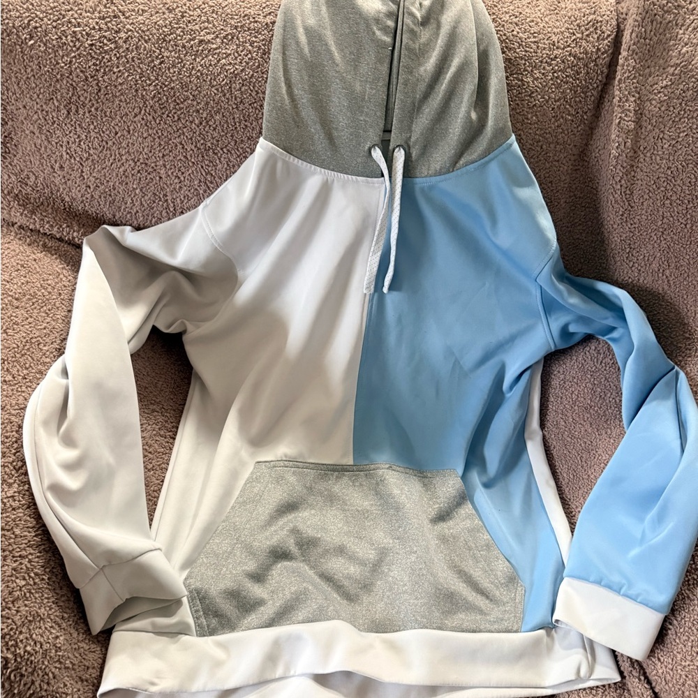 Colorblock Hoodie with Pocket